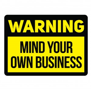 business warning