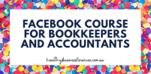 Facebook course for bookkeepers